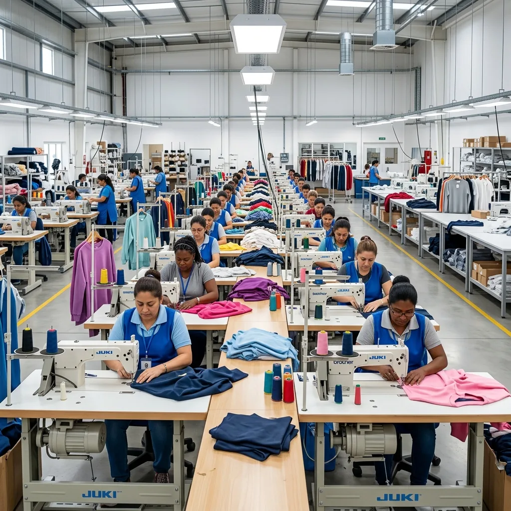 Modern sewing line